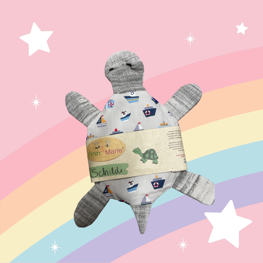 Schildi - Wärmekissen verschiedene Muster (Bunte Qualle)